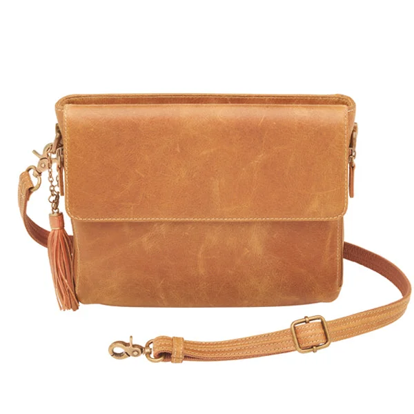 Clutch Concealed Carry Purse Distressed Buffalo GTM-CZY/22 - featured