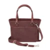 Shoulder Tote Concealed Carry Purse USA Cowhide GTM-86 - front view