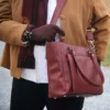 Shoulder Tote Concealed Carry Purse USA Cowhide GTM-86 - product view