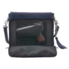 Clutch Concealed Carry Purse Cowhide GTM-22 - open interior view